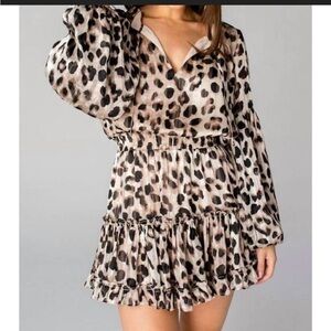 Buddy Love Beige Chiffon Blouse